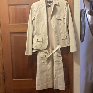 Luisa spagnoli dress and jacket size small 42 in brand new condition! No flaws!